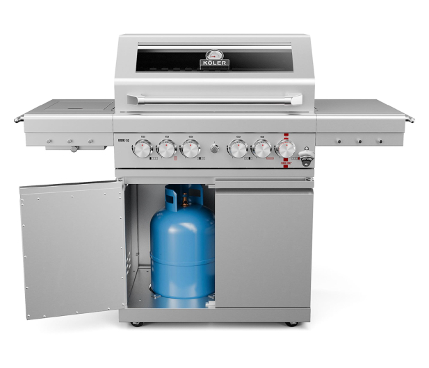 KOLER Grill ogrodowy S2 srebrny - 1532905 - zdjęcie 7
